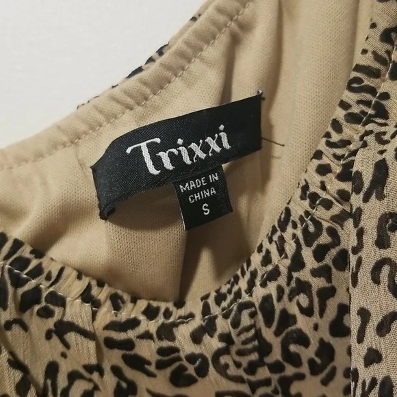 Francesca's Leopard Print Romper - Picture 7 of 9